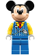Minifig No: dis085  Name: Mickey Mouse - Blue Vest
