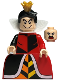 Minifig No: dis098  Name: Queen of Hearts, Disney 100 (Minifigure Only without Stand and Accessories)
