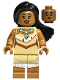 Minifig No: dis103  Name: Pocahontas, Disney 100 (Minifigure Only without Stand and Accessories)