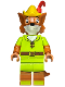 Minifig No: dis105  Name: Robin Hood, Disney 100 (Minifigure Only without Stand and Accessories)