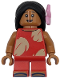 Minifig No: dis211  Name: Lilo - Short Legs, Bright Pink Flower