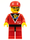Minifig No: div011  Name: Divers - Control 2, Red Legs with Black Hips, Red Cap