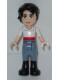 Minifig No: dp005  Name: Prince Eric - White Shirt with Short Sleeves