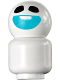 Minifig No: dp021  Name: Snowgie - Medium Azure Smile, Minifigure Head Body