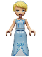 Minifig No: dp095b  Name: Cinderella - Dress with Stars and Bow, Thin Hinge