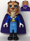 Minifig No: dp126  Name: Beast / Prince Adam - Large Eyes and Bow