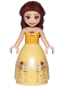 Minifig No: dp155  Name: Belle - Dress with Red Roses, no Sleeves, Closed Mouth Smile