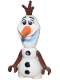 Minifig No: dp207  Name: Olaf - Mini Doll Body, Bright Light Blue Mouth