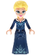 Minifig No: dp211  Name: Elsa - Dark Blue Dress