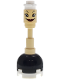 Minifig No: dp222  Name: Fifi (Babette) - White Flower Top, Dark Red Lips