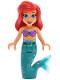 Minifig No: dp227  Name: Ariel, Mermaid (Medium Tan)