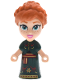 Minifig No: dp235  Name: Anna - Micro Doll, Dark Green Dress