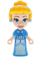 Minifig No: dp246  Name: Cinderella - Micro Doll, Dark Azure Dress