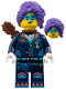 Minifig No: drm048  Name: Zoey - Reddish Brown Arrow Quiver, Track Suit with Sleeves