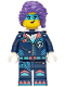 Minifig No: drm052  Name: Zoey - Neck Bracket and Plate 1 x 2 with Clip