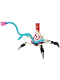 Minifig No: drm070  Name: Cyber Brain Spider - 4 Legs
