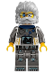 Minifig No: drm088  Name: Mr. Oz - White and Pearl Dark Gray Suit