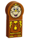 Minifig No: dupclock02  Name: Duplo Figure, Disney Princess, Cogsworth with Yellow Pendulum