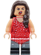 Minifig No: edi012  Name: Olivia Rodrigo - Red Outfit
