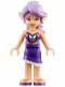 Minifig No: elf015  Name: Aira Windwhistler, Dark Purple