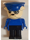Minifig No: fab2m  Name: Fabuland Figure Bulldog with Police Hat