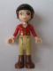 Minifig No: frnd0158  Name: Friends Olivia (Light Nougat) - Tan Riding Pants, Red Jacket, Black Riding Helmet