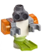 Minifig No: frnd0317  Name: Friends Zobo the Robot - Lime Flipper