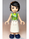 Minifig No: frnd0356  Name: Friends David - Lime Shirt, White Apron with Lime Apple, Dark Blue Shoes