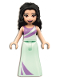 Minifig No: frnd0453  Name: Friends Emma - Lavender and Light Aqua Dress