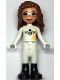 Minifig No: frnd0498  Name: Friends Olivia (Nougat) - White Bee Suit and Black Boots