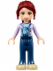Minifig No: frnd088  Name: Friends Mia - Dark Blue Trousers, Medium Lavender Jacket with Scarf