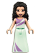 Minifig No: frnd453  Name: Friends Emma - Lavender and Light Aqua Dress