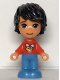 Minifig No: frnd470  Name: Friends Kevin - Micro Doll