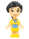 Minifig No: frnd607  Name: Friends Victoria - Micro Doll, Yellow Dress