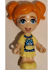 Minifig No: frnd705  Name: Friends Ella - Micro Doll, Bright Light Yellow Dress