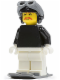 Minifig No: fst013  Name: FIRST LEGO League (FLL) Climate Connections Skier Male Black Top, Black Aviator Cap