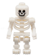 Minifig No: gen099  Name: Skeleton with Standard Skull, Bent Arms Horizontal Grip