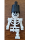 Minifig No: gen141  Name: Skeleton with One Leg and Imperial Guard Hat