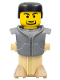 Minifig No: gg011  Name: McDonald's Sports Skateboarder without Stickers