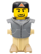 Minifig No: gg011s  Name: McDonald's Sports Skateboarder with Stickers