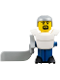 Minifig No: hky012  Name: McDonald's Sports Hockey Player - White Torso and Blue Base without Stickers
