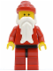 Minifig No: hol007  Name: Santa, Red Legs with Black Hips
