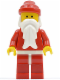 Minifig No: hol008  Name: Santa, Red Legs with White Hips