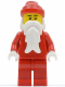 Minifig No: hol014  Name: Santa, Red Legs, White Hands