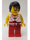 Minifig No: hol148  Name: Dragon Boat Race Team Red/White Member 2