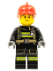 Minifig No: hol248  Name: Fire Fighter - Bob, Red Hat