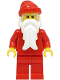 Minifig No: hol292  Name: Santa, Red Legs, White Bushy Eyebrows, Crow's Feet