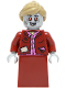 Minifig No: hol434  Name: Zombie - Female, Dark Red Jacket and Skirt (BAM)