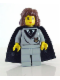 Minifig No: hp003  Name: Hermione Granger - Hogwarts Torso, Light Gray Legs, Black Cape with Stars