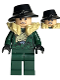 Minifig No: hp173  Name: Professor Severus Snape Boggart - Dark Green Outfit, Black Hat